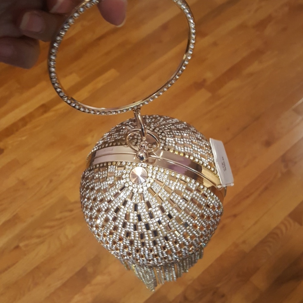 Bling party clutch purse